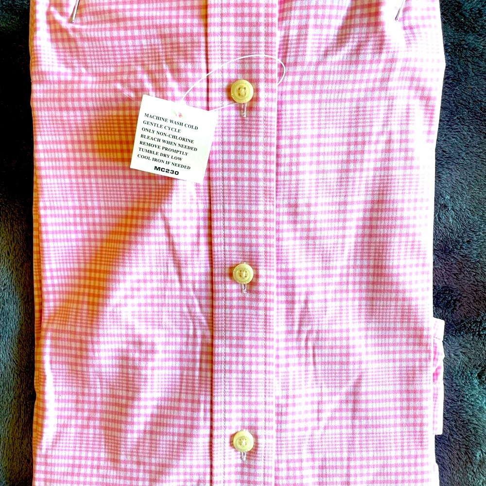 XL NWT Ralph Lauren Pink Long Sleeve Polo